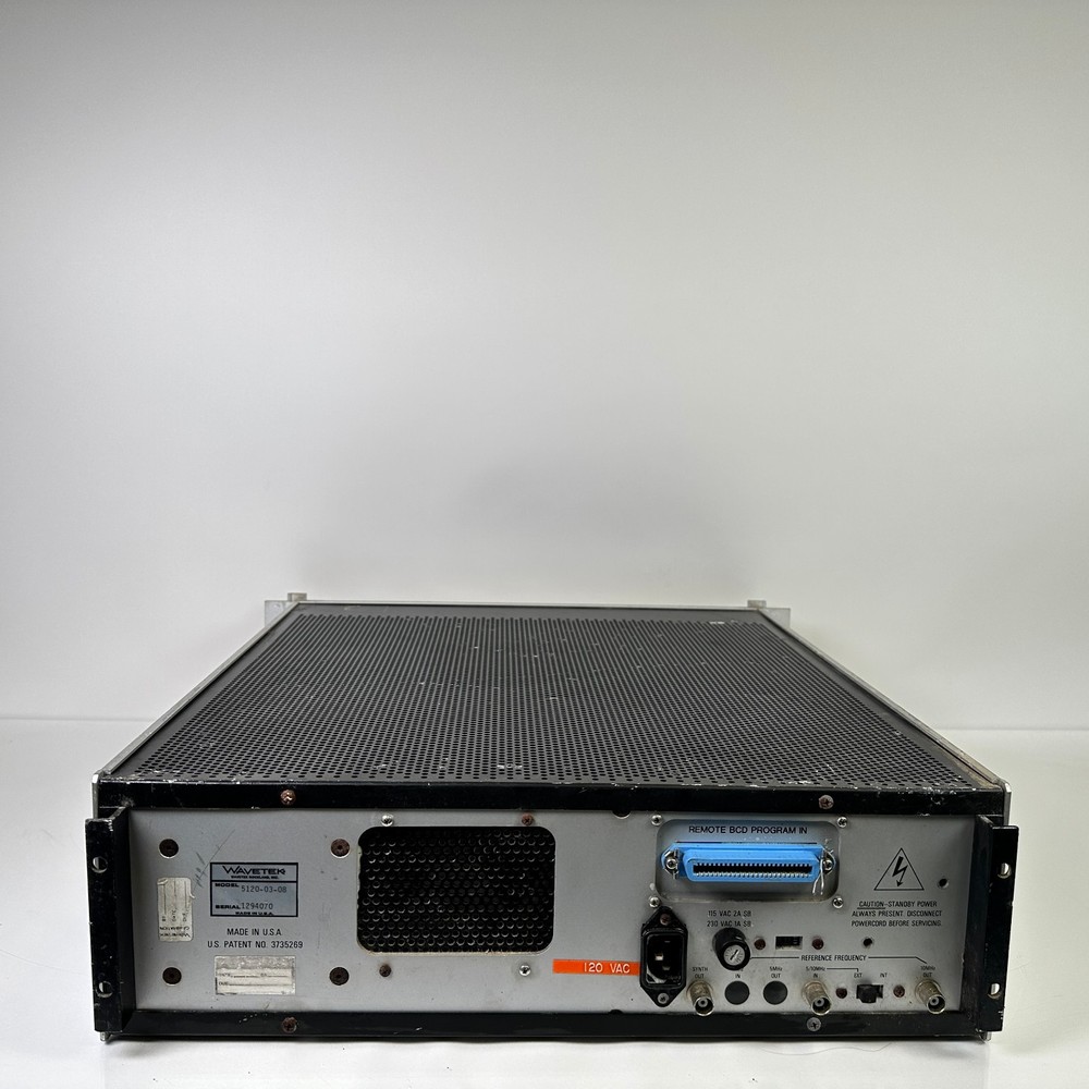 Wavetek Rockland 5120a DC-2MHz Programable Frequency Synthesizer