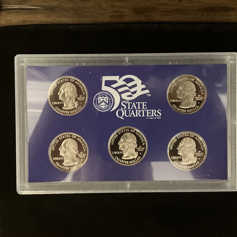 2007 State Quarter Clad Proof Set U.S. Mint Packaging OGP COA