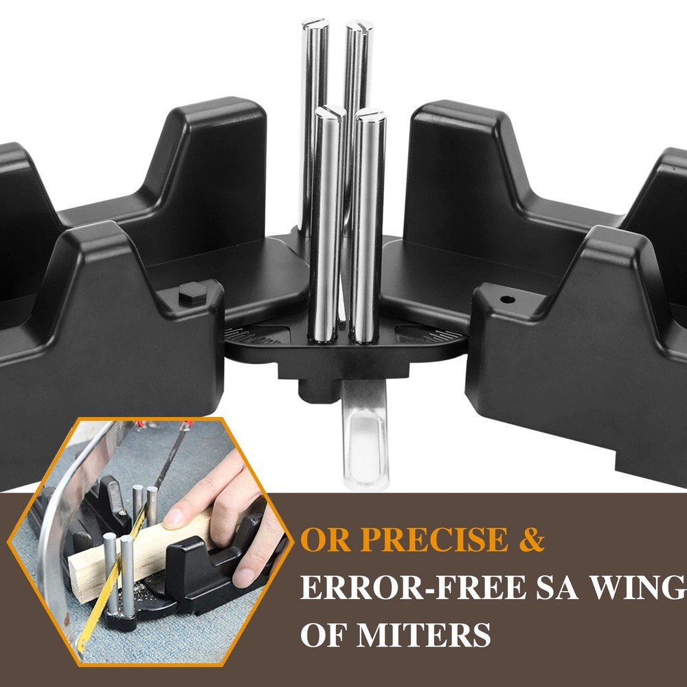 2-in-1 Mitre Measuring Cutting Tool, Miter Saw Protractor Tool, Precise Mitre...