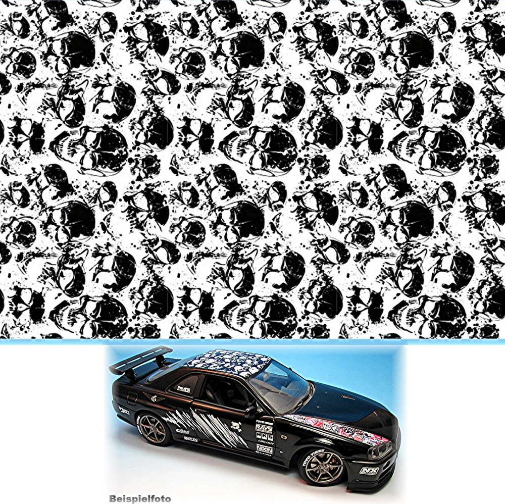Stickerbomb / Area Pattern Skull Pattern No.4 Decal 1:18 Decals