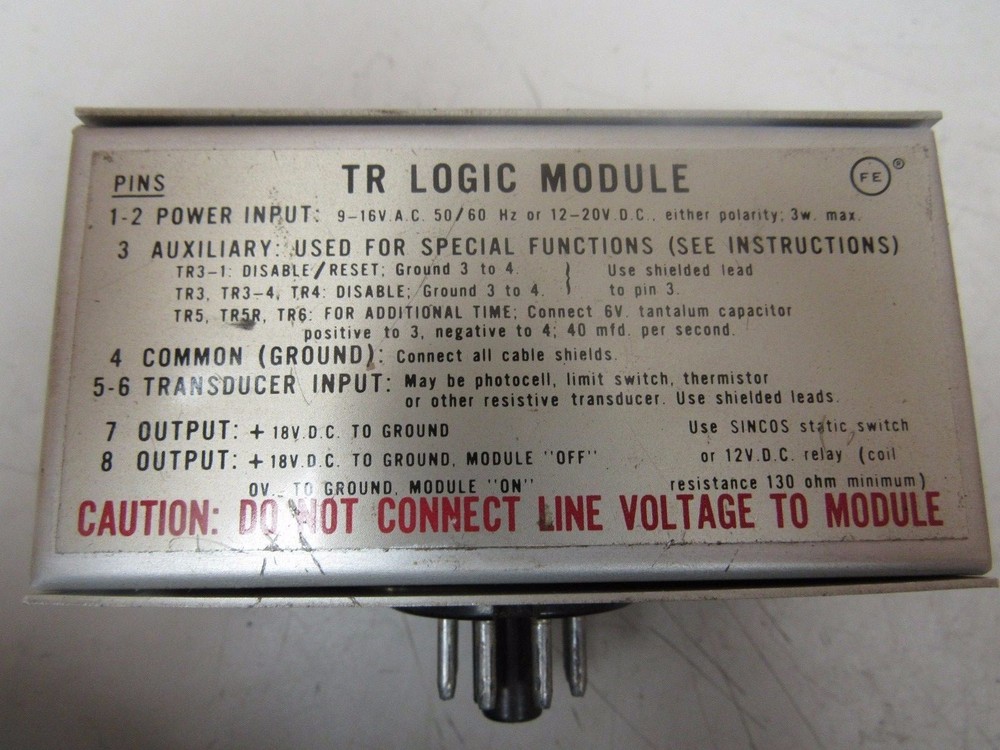 FARMER ELECTRIC LOGIC MODULE TR3 15V