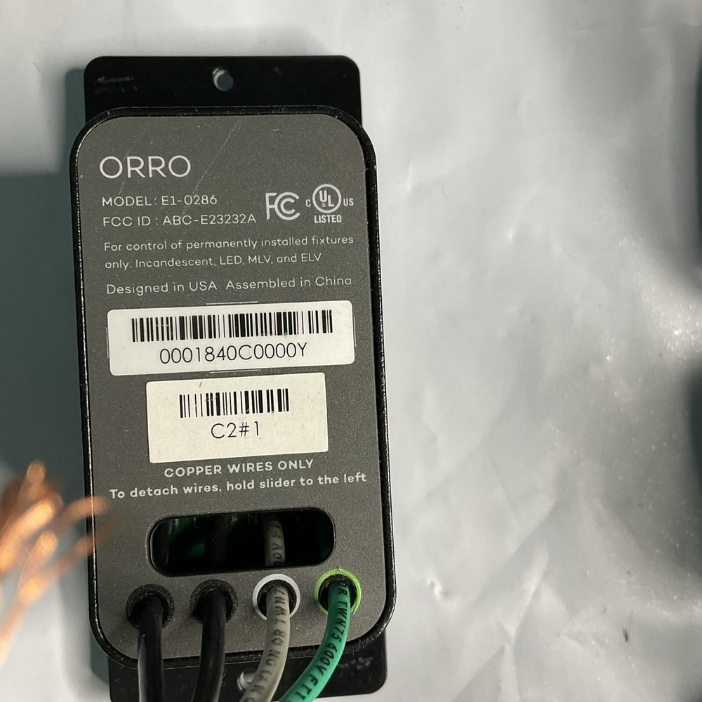 ORRO ONE Smart Home Control Light Switch Model E1-0286