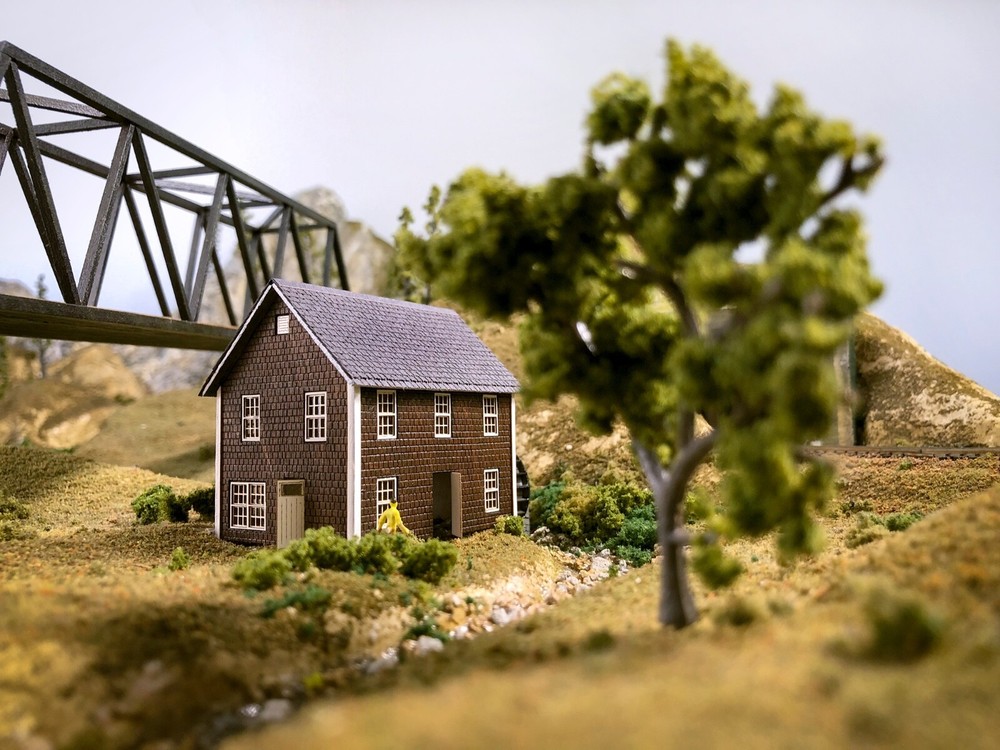 Laser Cut N Scale Building KIT "Stony Brook Mill"