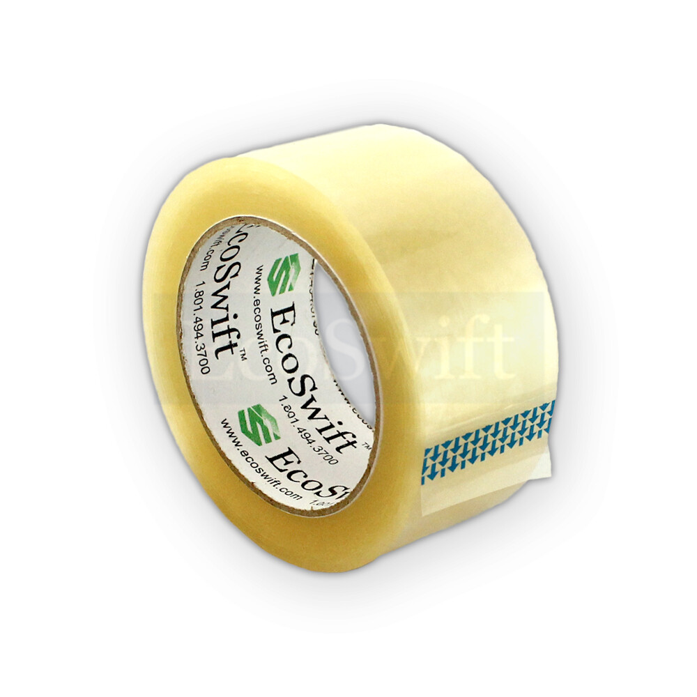 12 ROLLS EcoSwift Carton Box Packaging Packing Tape 1.6mil 2 x 110 yard (330 ft)