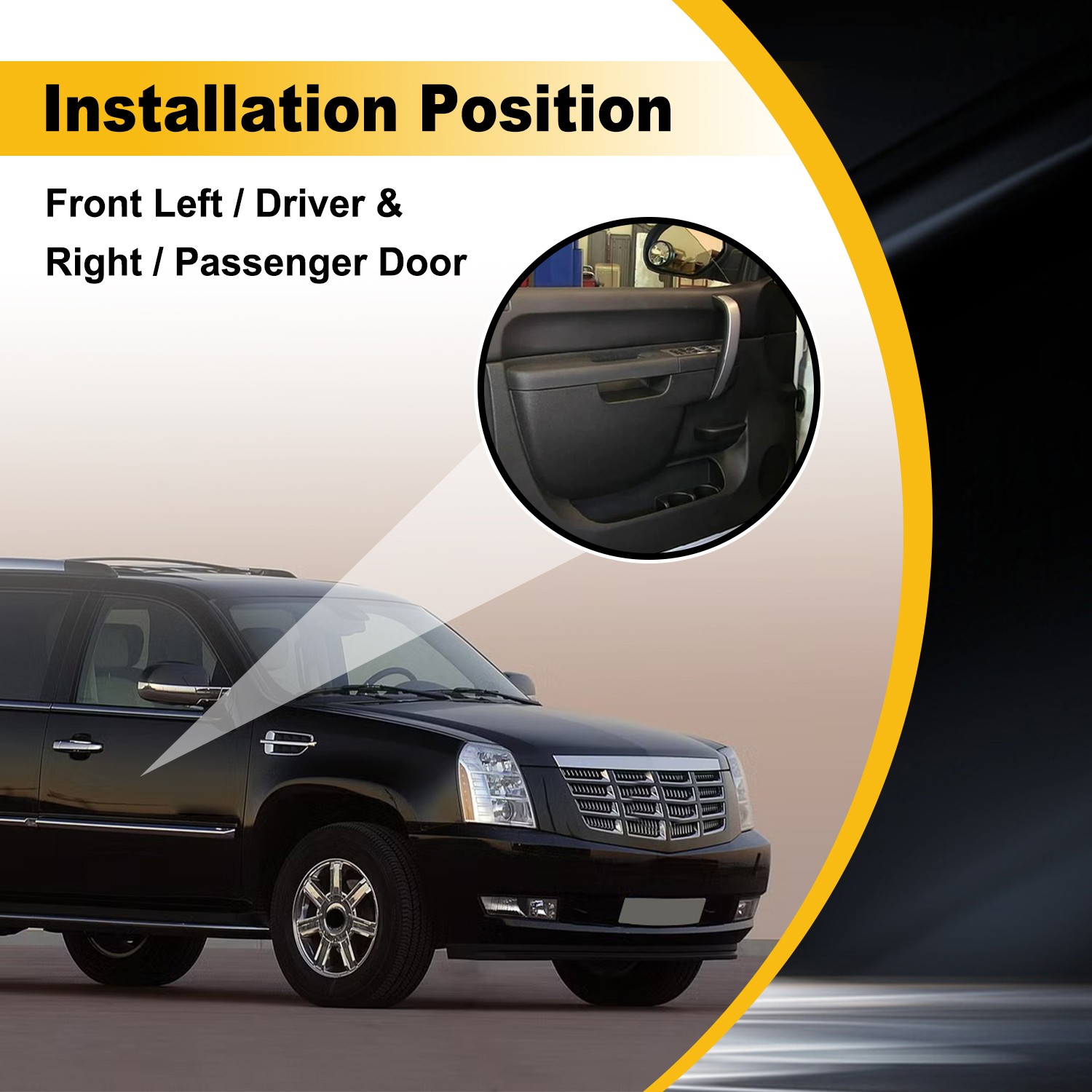 Front Driver or Passenger Side Door Handle Latch Cable for Chevrolet Silverado