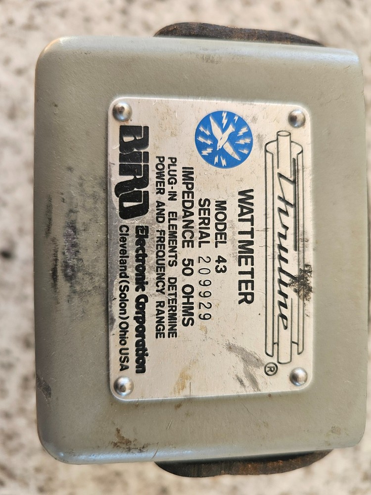 Bird Thruline Model 43 Wattmeter