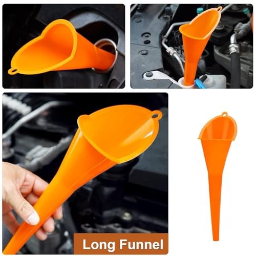 5Quart Oil Jug, Oil Measuring Container Automotive, Plastic Measures with Lid