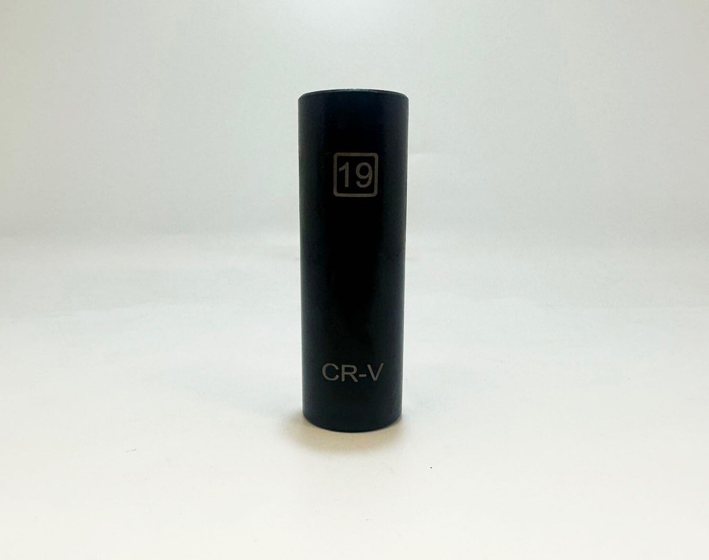 1Pc 1/2" Drive 19mm Extra Thin Wall Deep Impact Socket CR-V