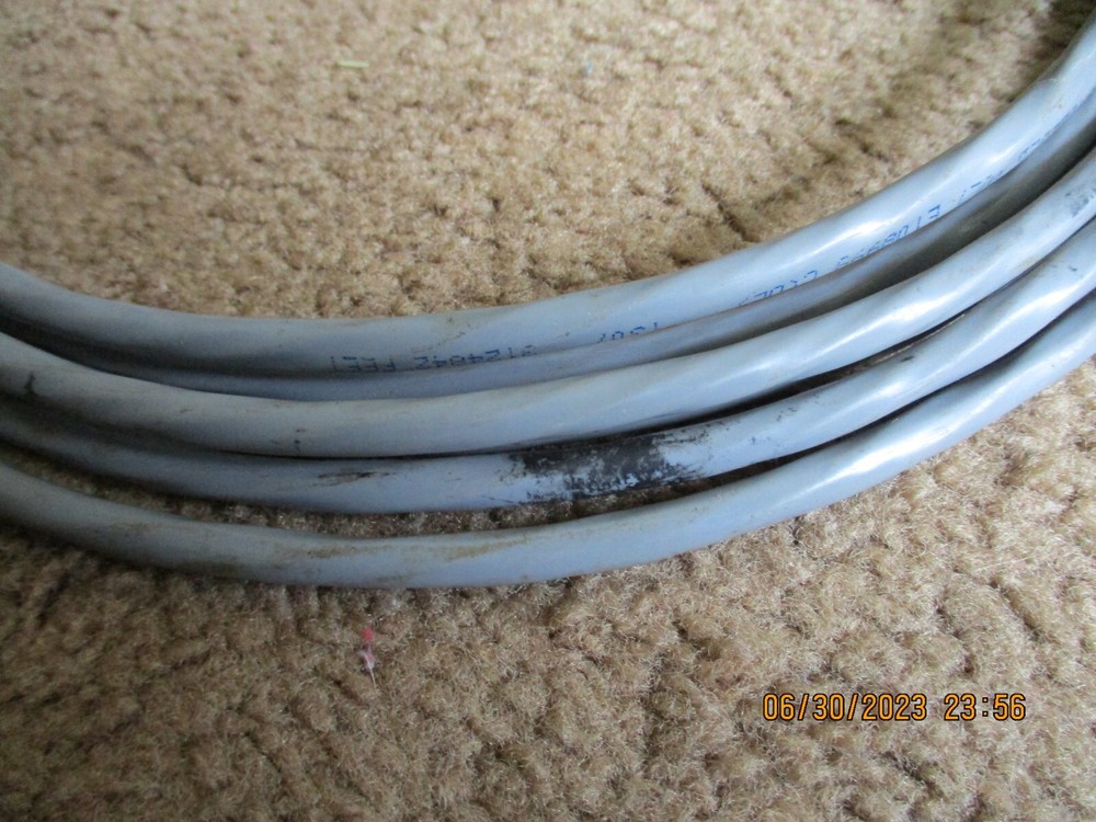 15' - 18/6 BELDEN copper twisted shielded pair wire signal security Stranded