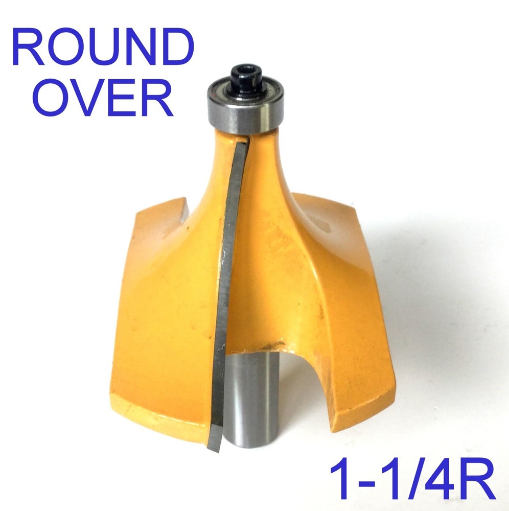 1pc 1/2" SH 1-1/4" Radius Round Over Router Bit S