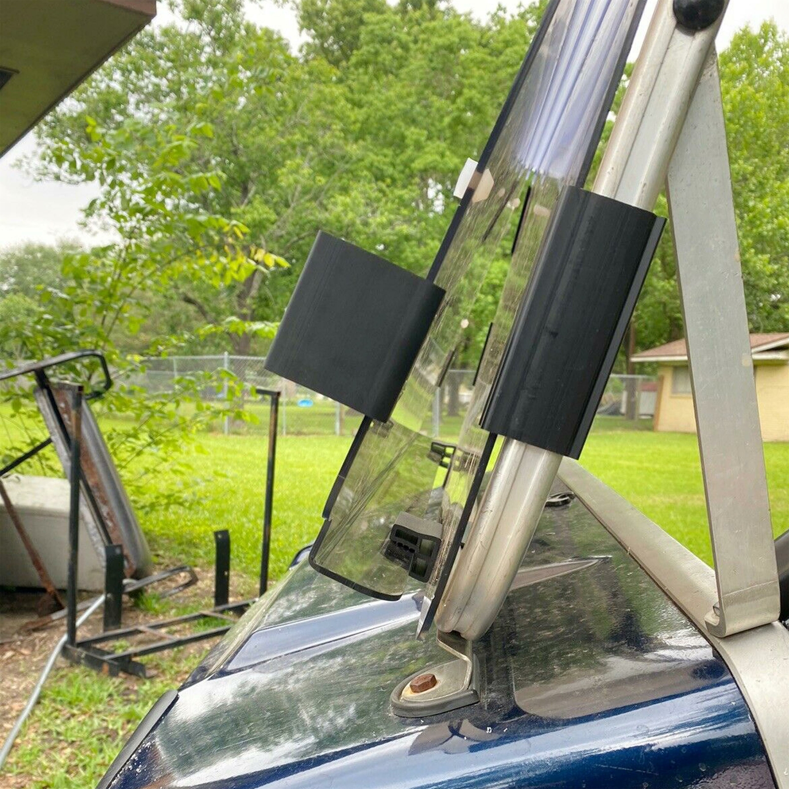 Folding Golf Cart PC Tinted Windshield windscreen For Club Car DS 1982-2000.5