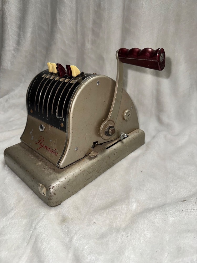 Vintage Paymaster Series S-600 Mechanical Check Protector