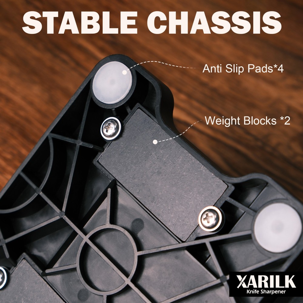 Portable Folding Knife Sharpener XAR-FS1, Adjustable Angle Sharpening System