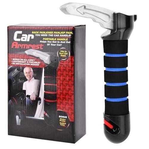 Car Mobility Assist Handle - Auto Cane Door Support for Elderly Disabled Drivers