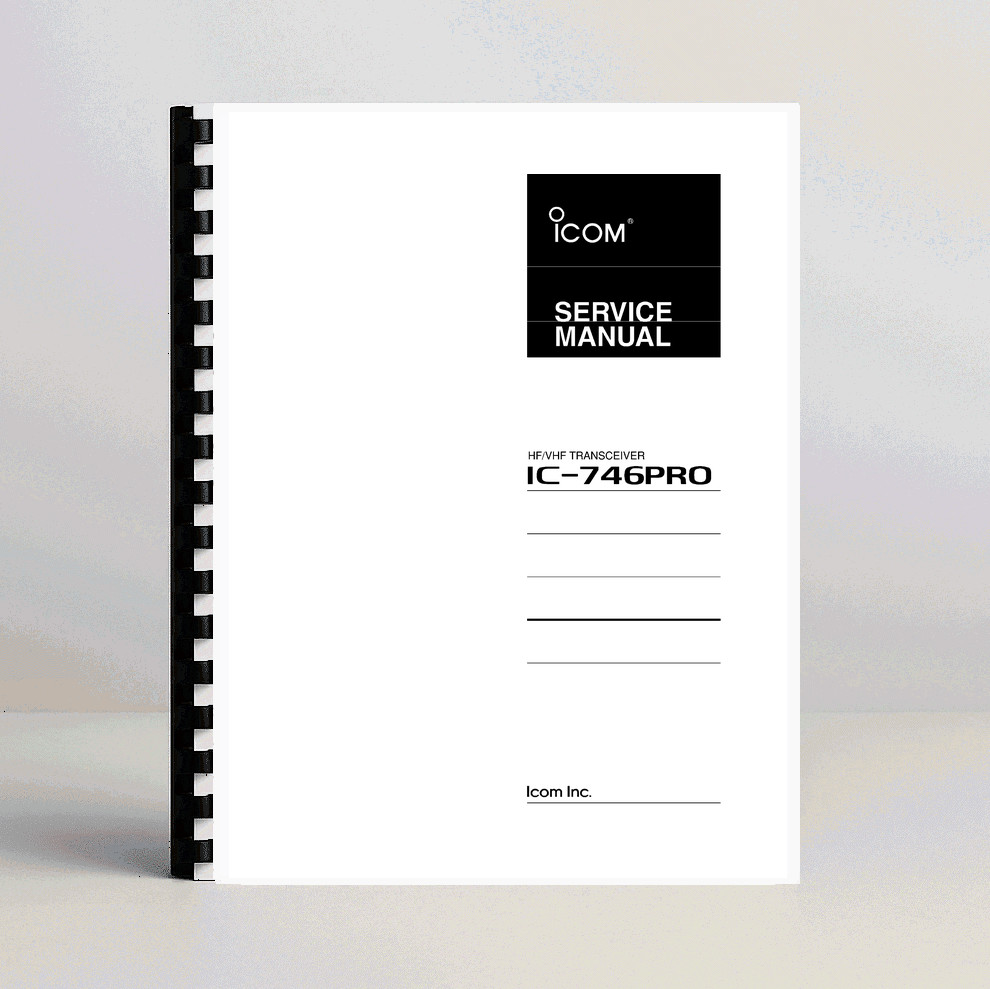 ICOM IC-746Pro Service Manual