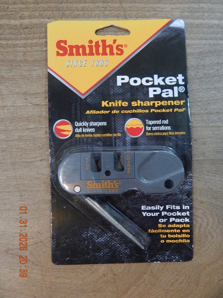 Smith's Pocket Pal Knife Sharpener PP1 NEW IN PACKAGE