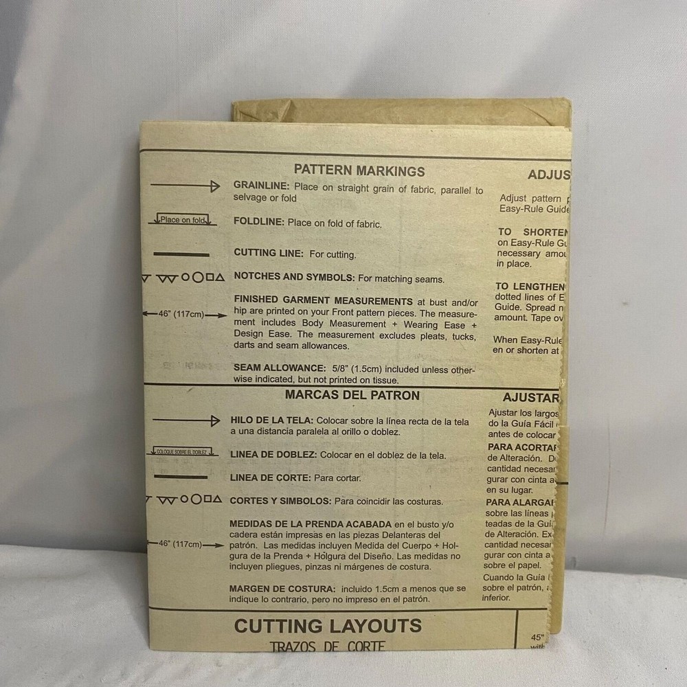 #M4638 McCalls Misses Poncho Sewing Pattern