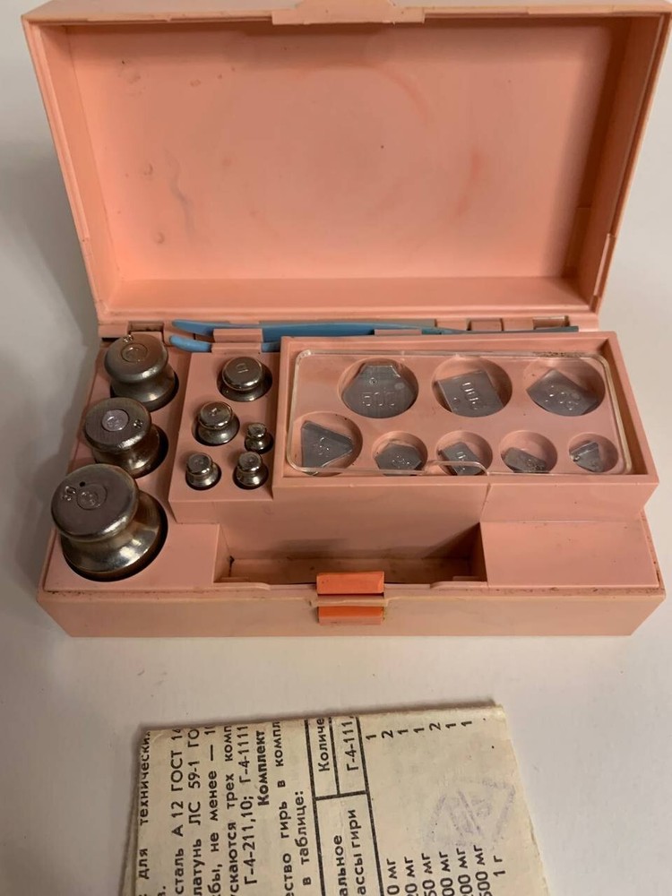 USSR vintage weights for scale soviet