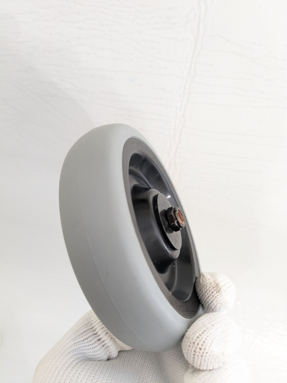 Set of 4 wheels | 5" Diameter wheels for Shopping Cart | Nuts and Bolts included