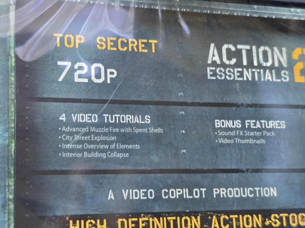 Action Essentials 2 DVD ROM High Definition Action Stock Visual Effects