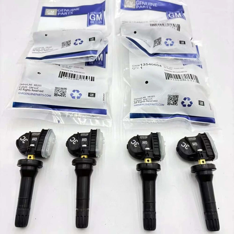 4PCS OEM 13540604 TPMS Tire Pressure Sensor for GMC Chevy Buick Cadillac 2022