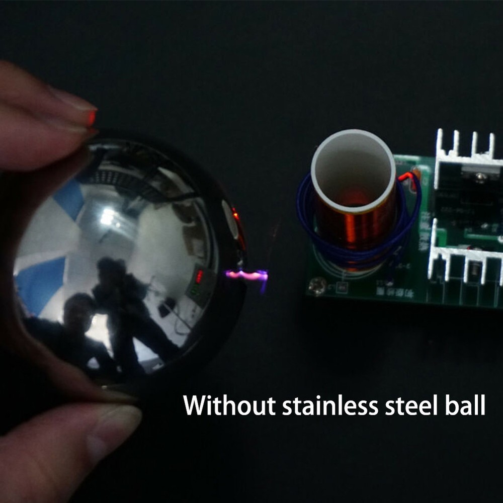Coil Plasma Component DIY Kit Stainless Ball 15W Portable Practical