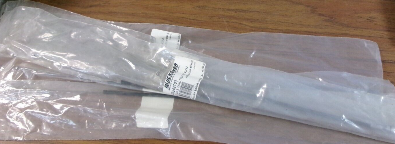 New OEM Mercruiser Quicksilver Cable Throttle PN 43242T03