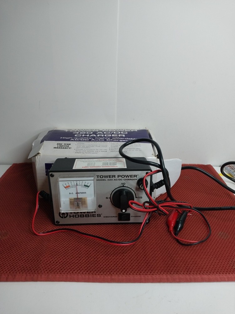 Tower Hobbies ~ Tower Power ~ Model 420 AC/DC CHARGER ~ READ Discription