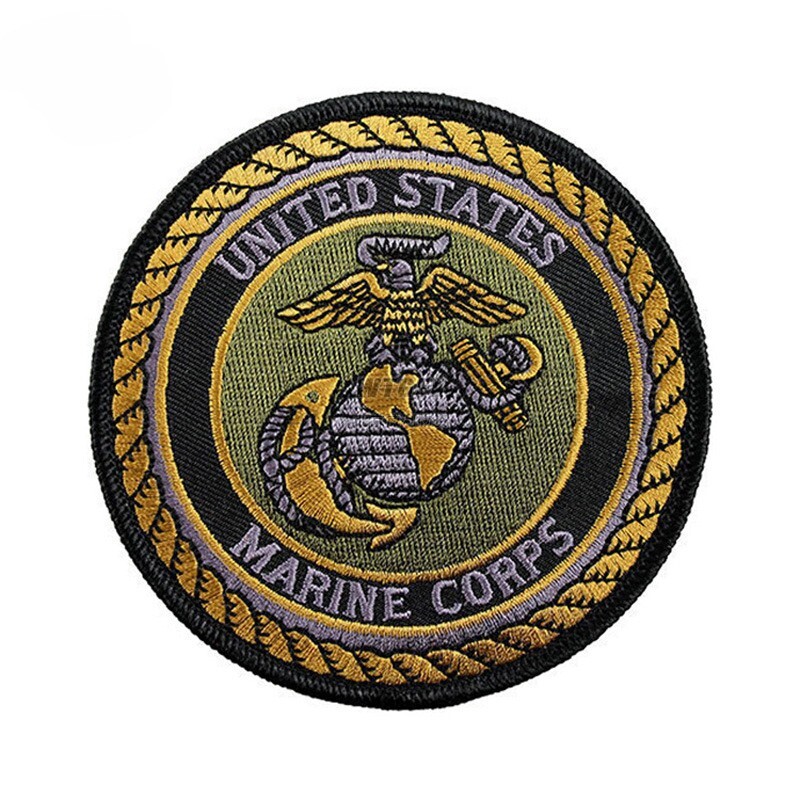 EAGLE GLOBE & ANCHOR UNITED STATES MARINE CORPS TACTICAL HOOK&LOOP PATCH BADGE