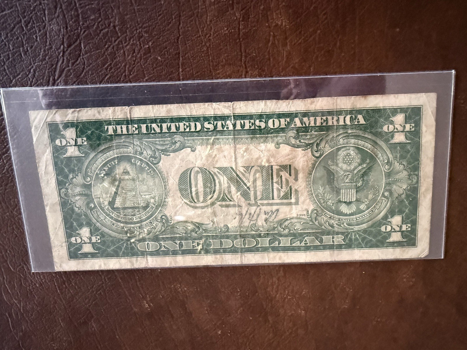 WWII Short Snorter Bill Signed By Marine Ace/MOH Joe Foss & Actor Robert Taylor