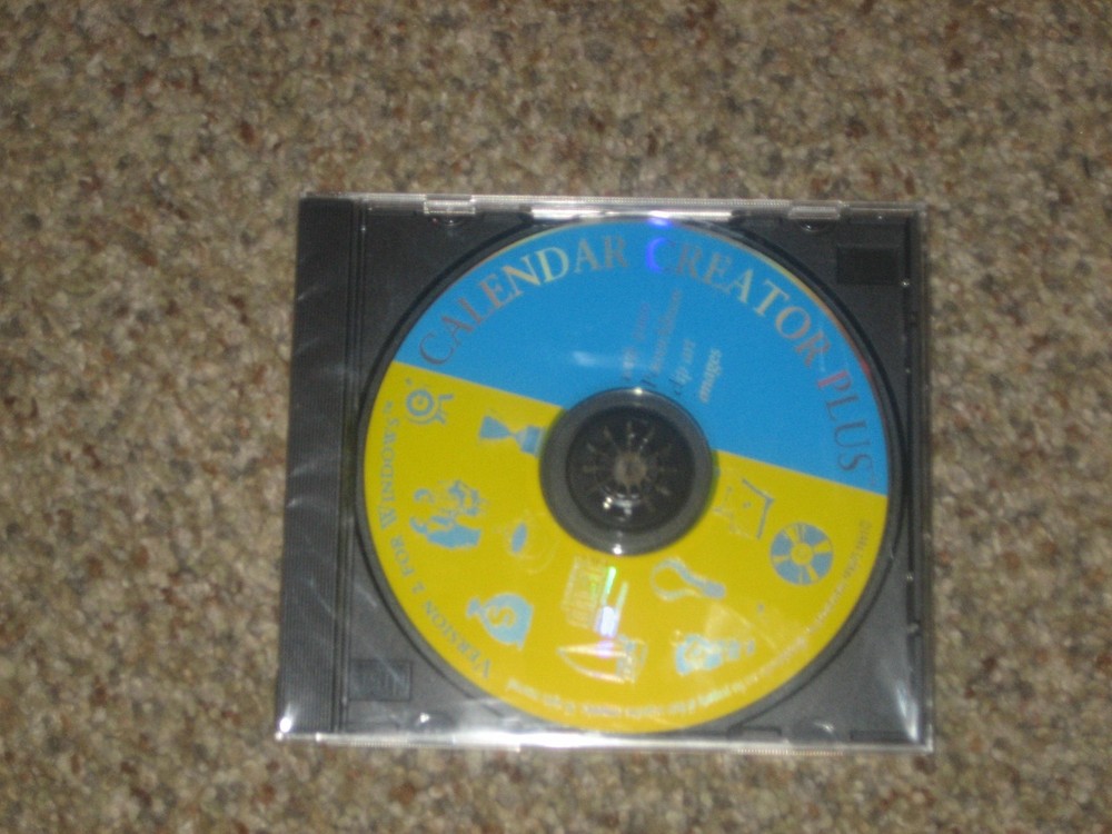 NEW- VINTAGE 1994 SOFTKEY CALENDAR CREATOR PLUS VERSION 2 FOR WINDOWS