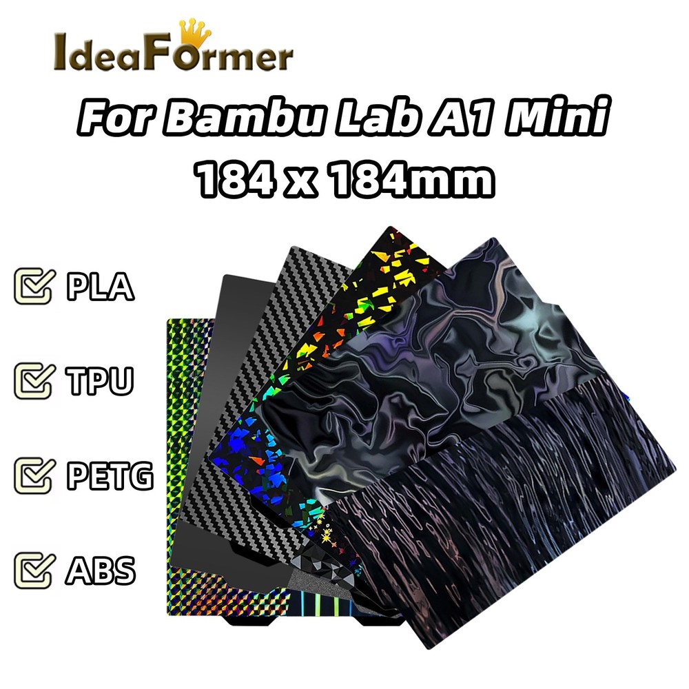 A1 Mini Build Plate 184x184mm Plate for Bambu Lab A1 Mini 3D Printer  Platform