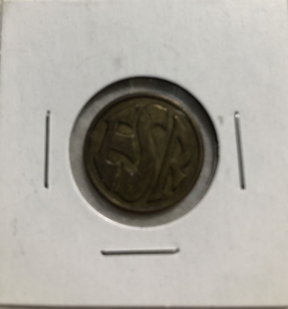 Vintage (ESR) Double Sided Embossed Token