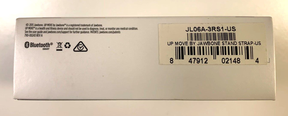 UP Move by Jawbone Activity Tracker 3 Strap Accessory Set Violet White Black