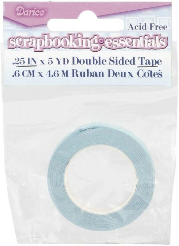 Darice Scrapbooking Essentials Permanent Double Sided Adhesive