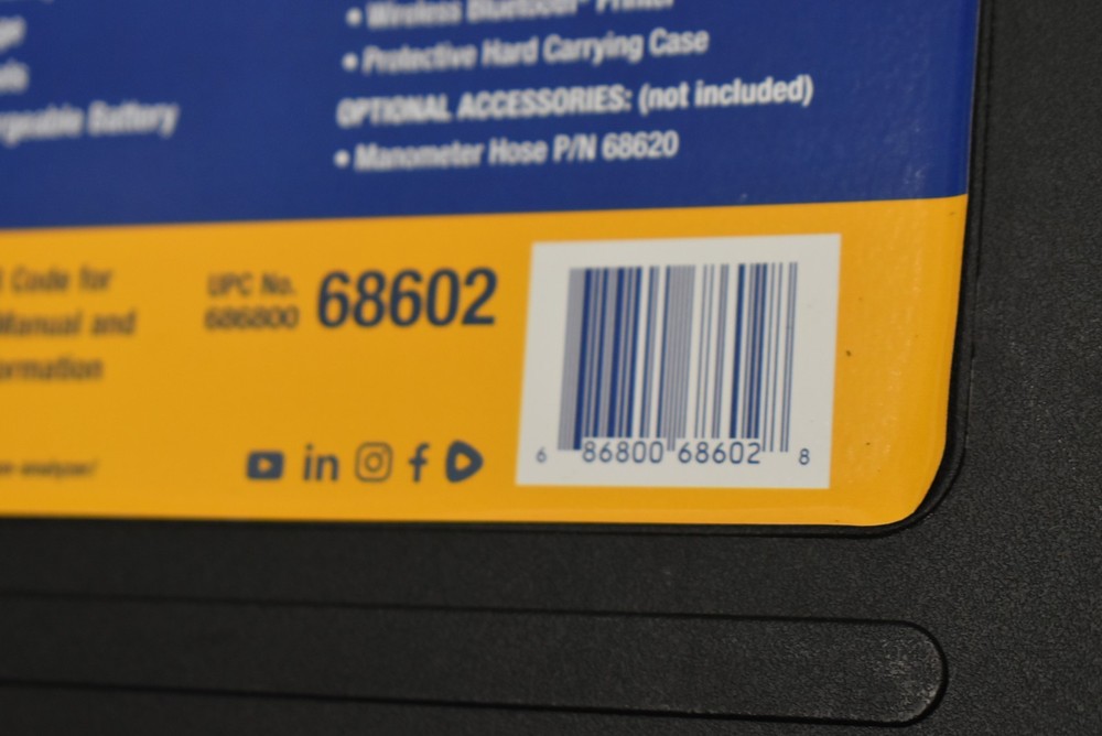 Yellow Jacket CA502P Combustion Analyzer Printer Kit 68602, Mint Condition!!!