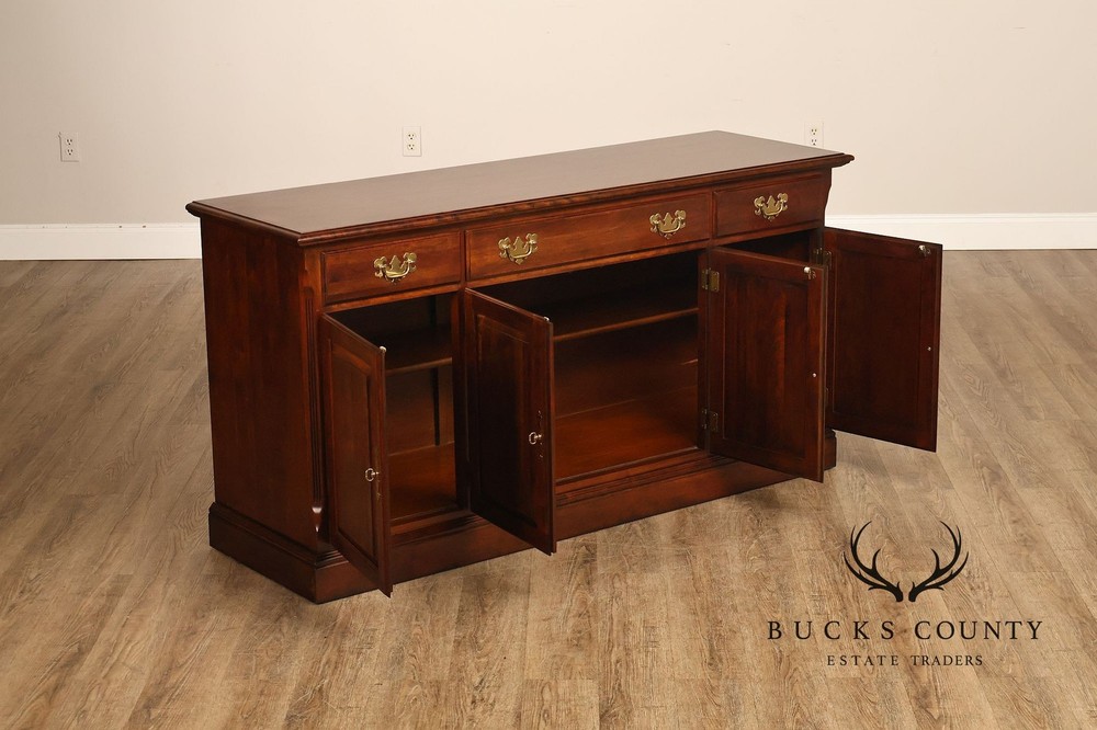 Crescent Traditional Solid Cherry Buffet Sideboard