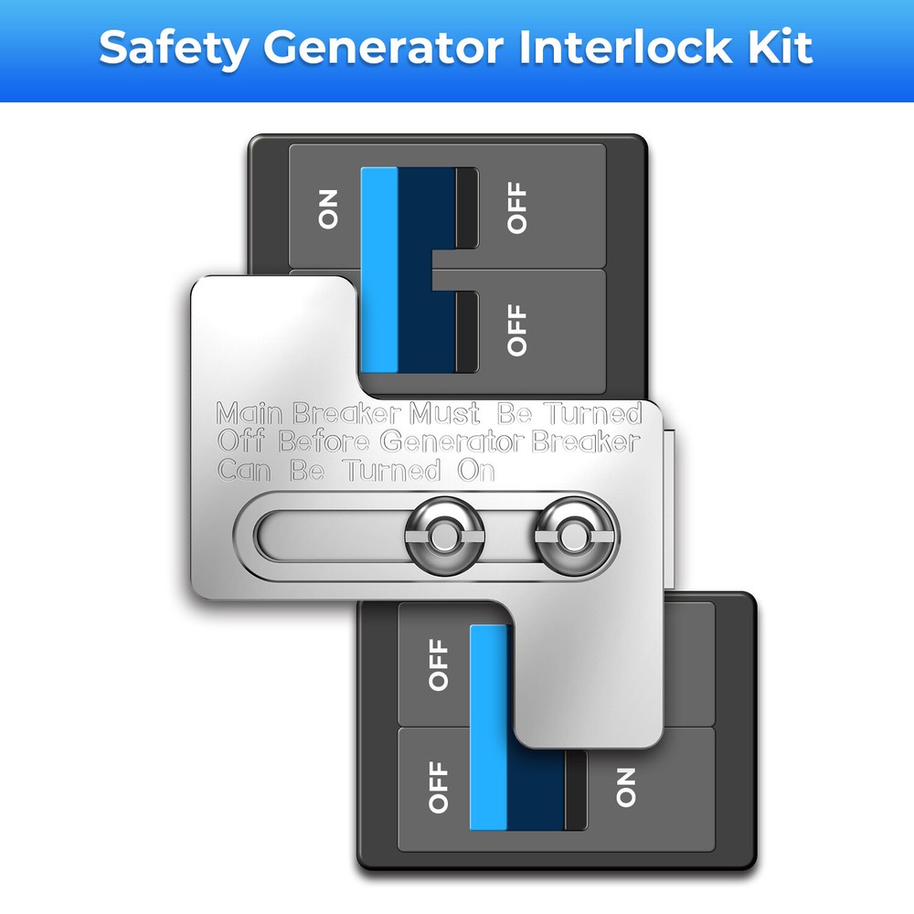 Generator Interlock Kit For Challenger Westinghouse Siemans 200 Amp Panel