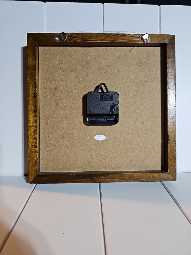 Nautical Wooden Clock. Battery Powered
