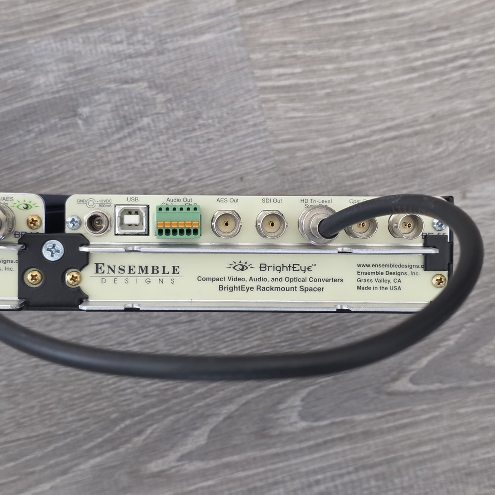 Ensemble Designs BrightEye Rack Bundle (1) BE55 Sync Gen (2) BE41 DA - Powers On