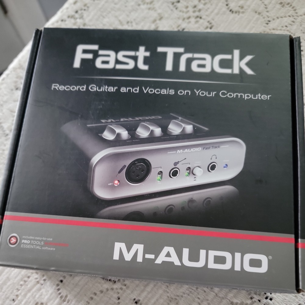 M-AUDIO FAST TRACK PRO DIGITAL RECORDING INTERFACE - In original box