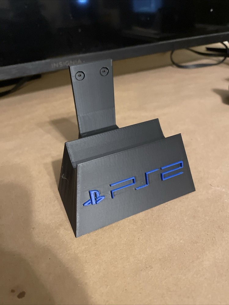 Sony Playstation 2 Controller Stand Holder Display (Optional Wall Mountable)