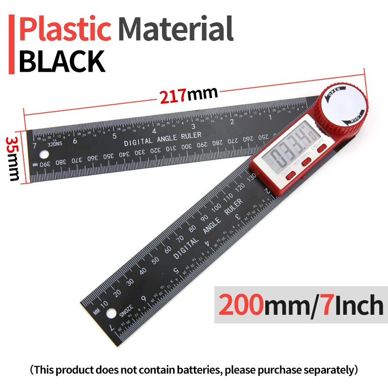 New Goniometer Electronic Protractor Digital Angle Measurement Multi Angle Ruler