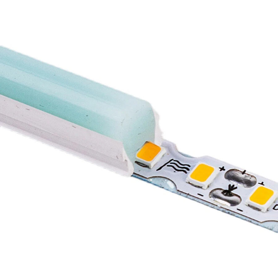 Separated Neon Flexible LED Light Strip Cover 8mm DIY Bendable Silicone Diffuser