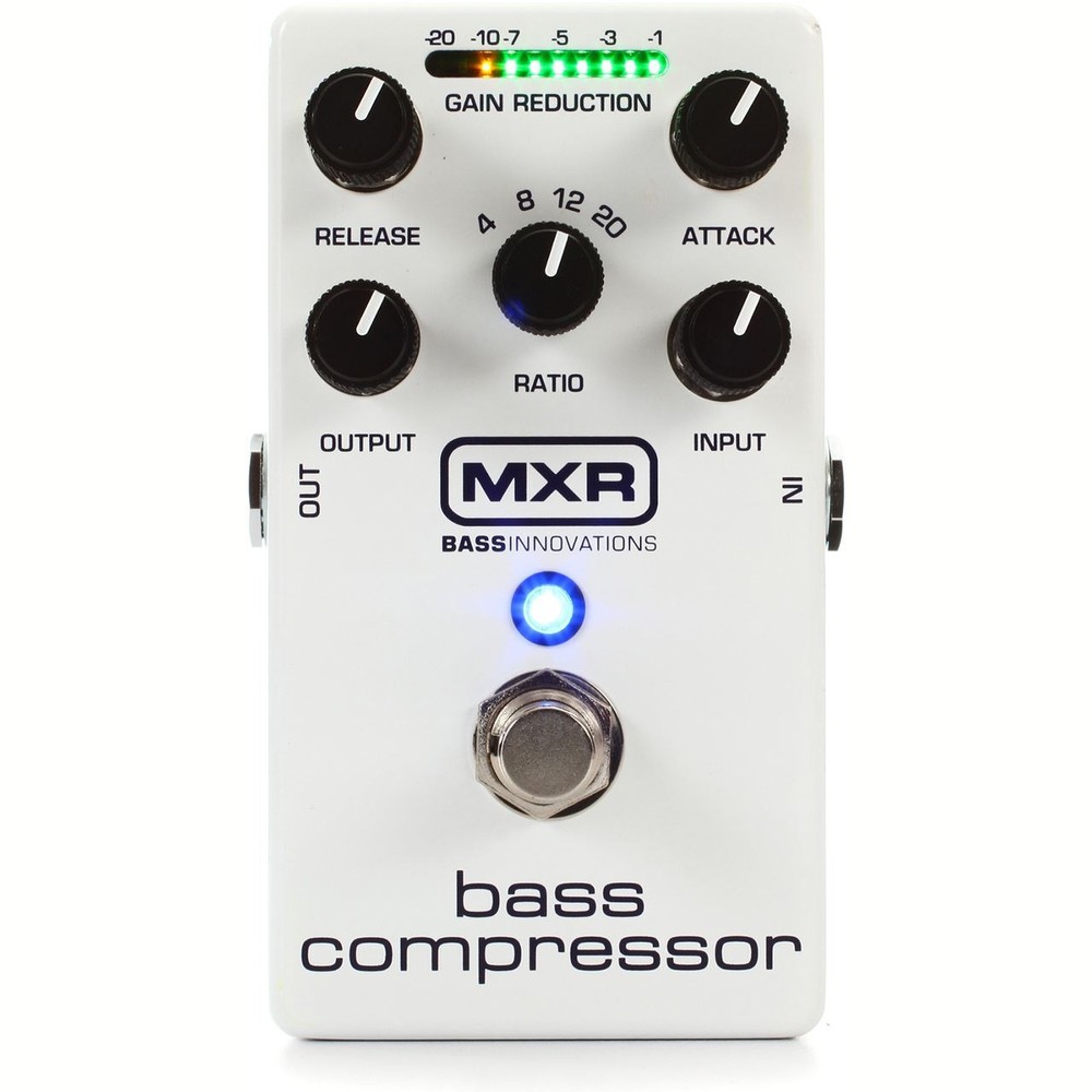 MXR M87 Bass Compressor Effects Pedal with Cables