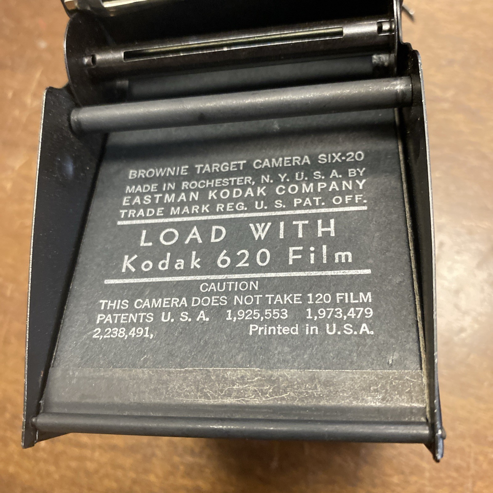 Vintage Eastman Kodak Brownie Target Six-20 Box Camera 1941 Art Deco UNTESTED