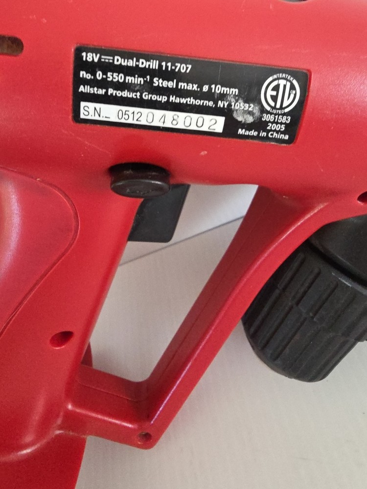 MANSFIELD TOOLS DUAL DRILL DRIVER No Case