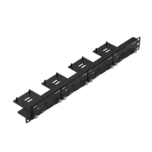 Front Removable 1U Rack Mount for Raspberry Pi, with 4 Mounting Brackets for