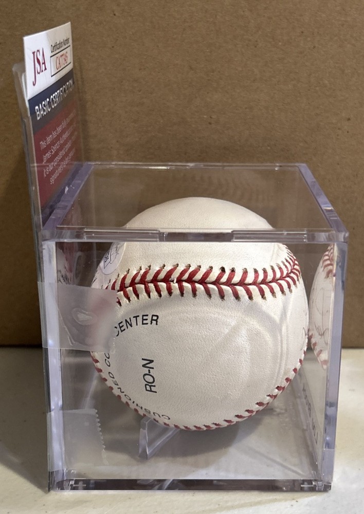 Lou Brock Autographed Baseball JSA Certification