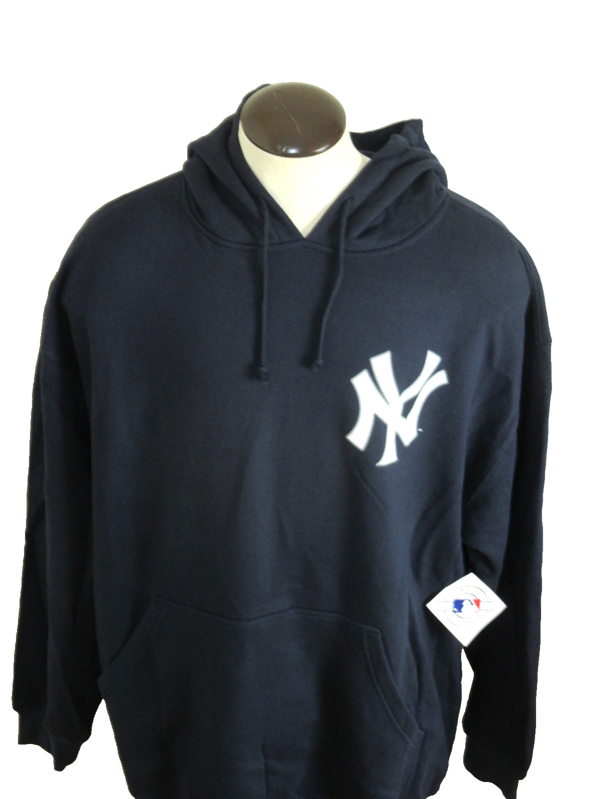New York Yankees MLB Men's Majestic PO Hoodie Sweatshirt Blue Big & Tall NEW